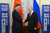 Xi e Putin al vertice Brics di Kazan