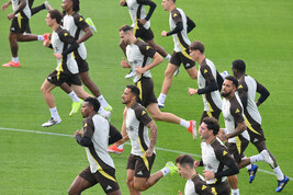 L'allenamento della Juventus