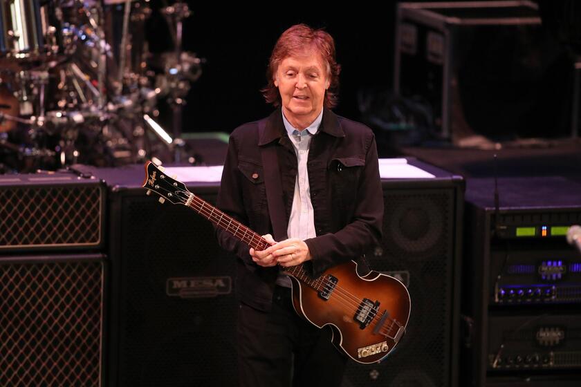 Beatles legend Paul McCartney in Perth, Western Australia