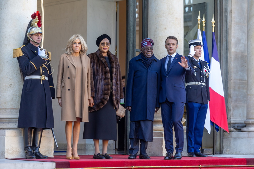 President of Nigeria Bola Ahmed Tinubu visits France