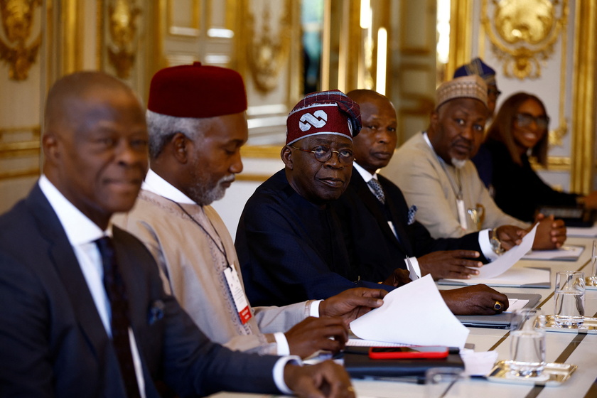 President of Nigeria Bola Ahmed Tinubu visits France